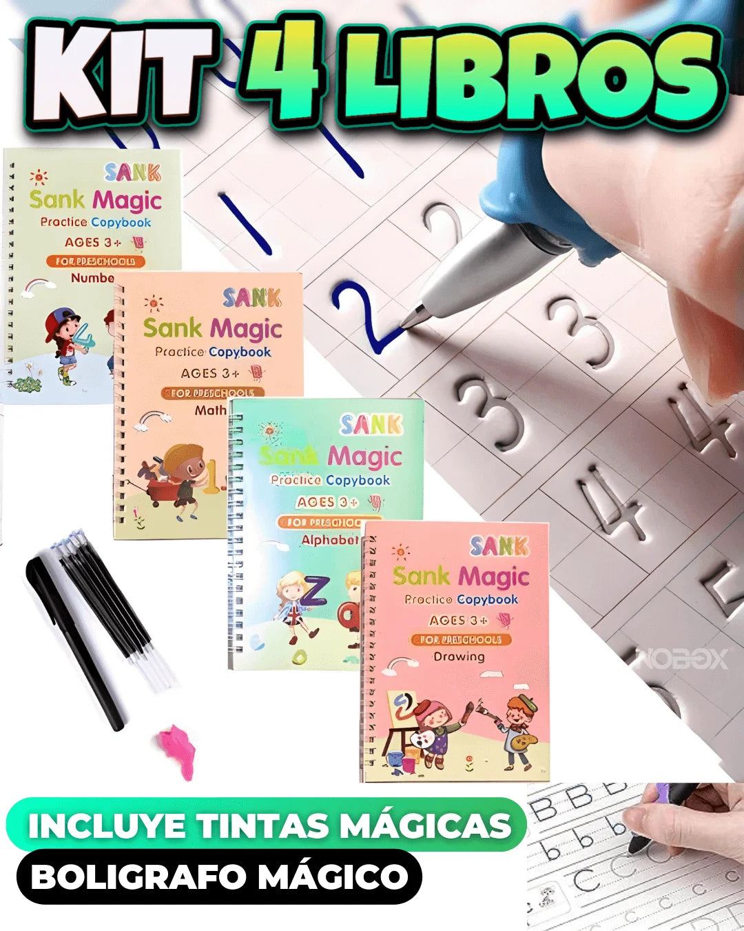 KIT 4 LIBROS